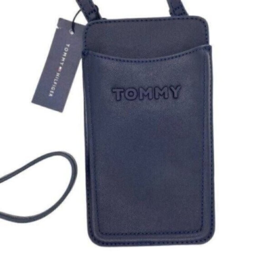 Tommy Hilfiger Elsie Phone Crossbody Bag in Navy Blue New - Picture 3 of 12